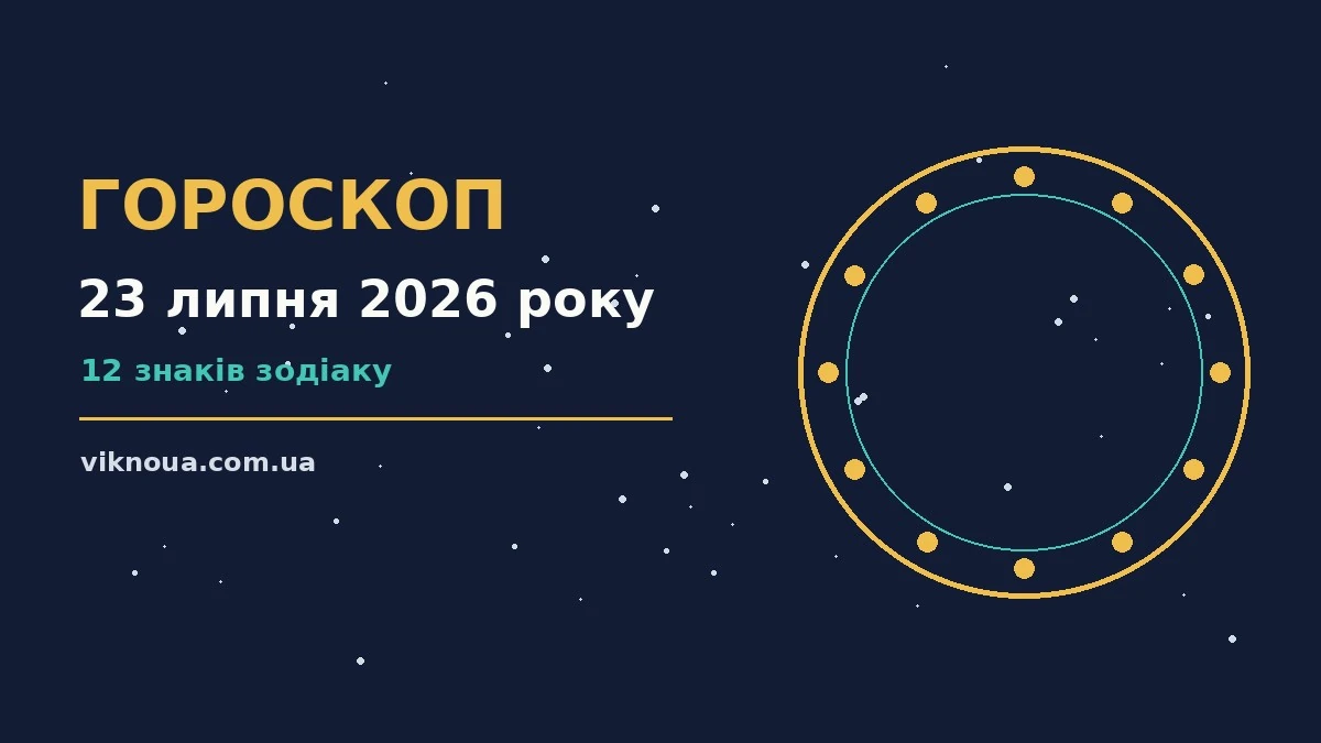 Настільний календар на 23 липня 2026 року, блокнот із записаними планами на день і чашка кави