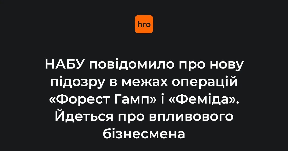 Нова підозра у справах «Форест Гамп» і «Феміда»: що встановило слідство