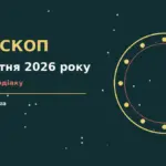 Зоряне небо над міською вулицею увечері 21 жовтня, м’яке синє сяйво символізує прогноз дня