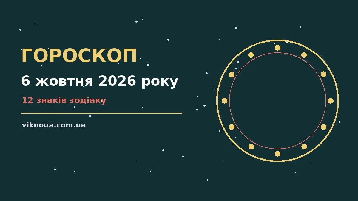 Гороскоп на 6 жовтня 2026 року: корисний прогноз на день про шанси та застереження