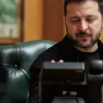 Володимир Зеленський під час телефонної розмови з Марко Рубіо